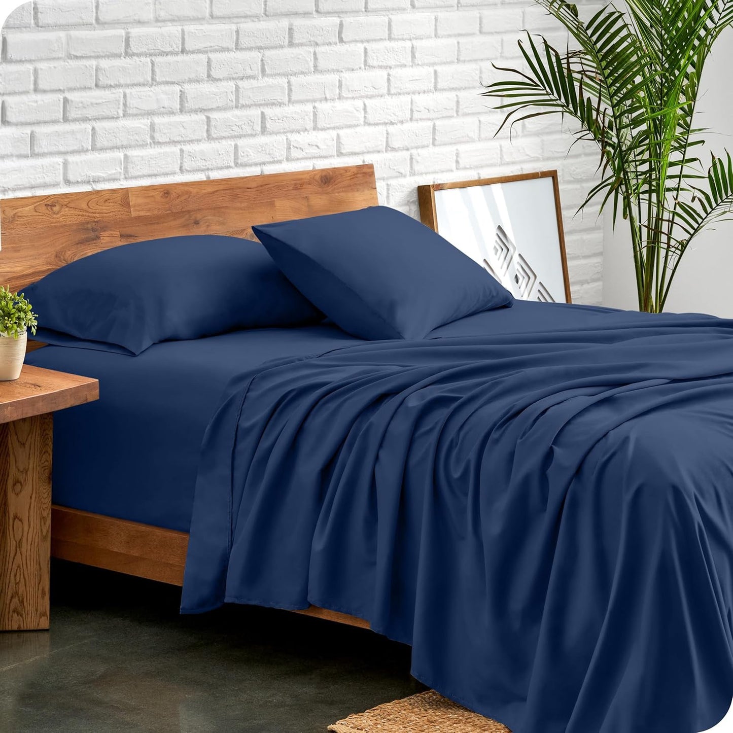 Ultimate 4-Piece Bedding Bundle - Blue