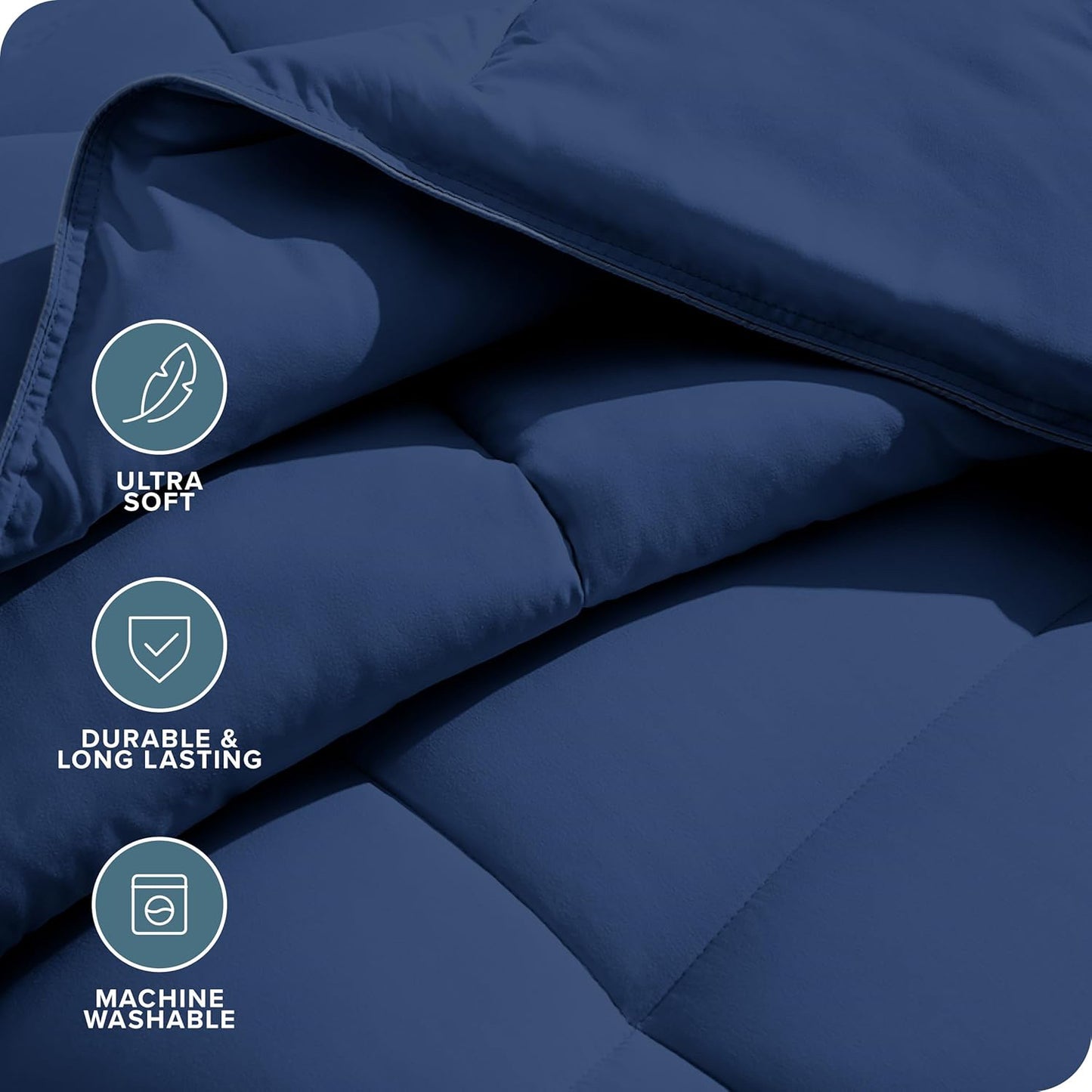 Ultimate 4-Piece Bedding Bundle - Blue